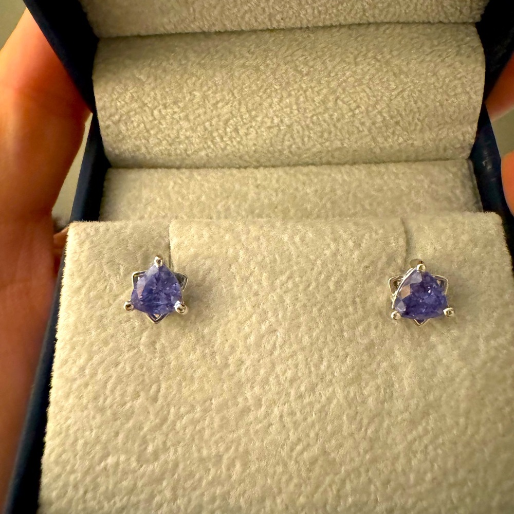 Sterling Silver with Amethyst, Platandia jewelry.